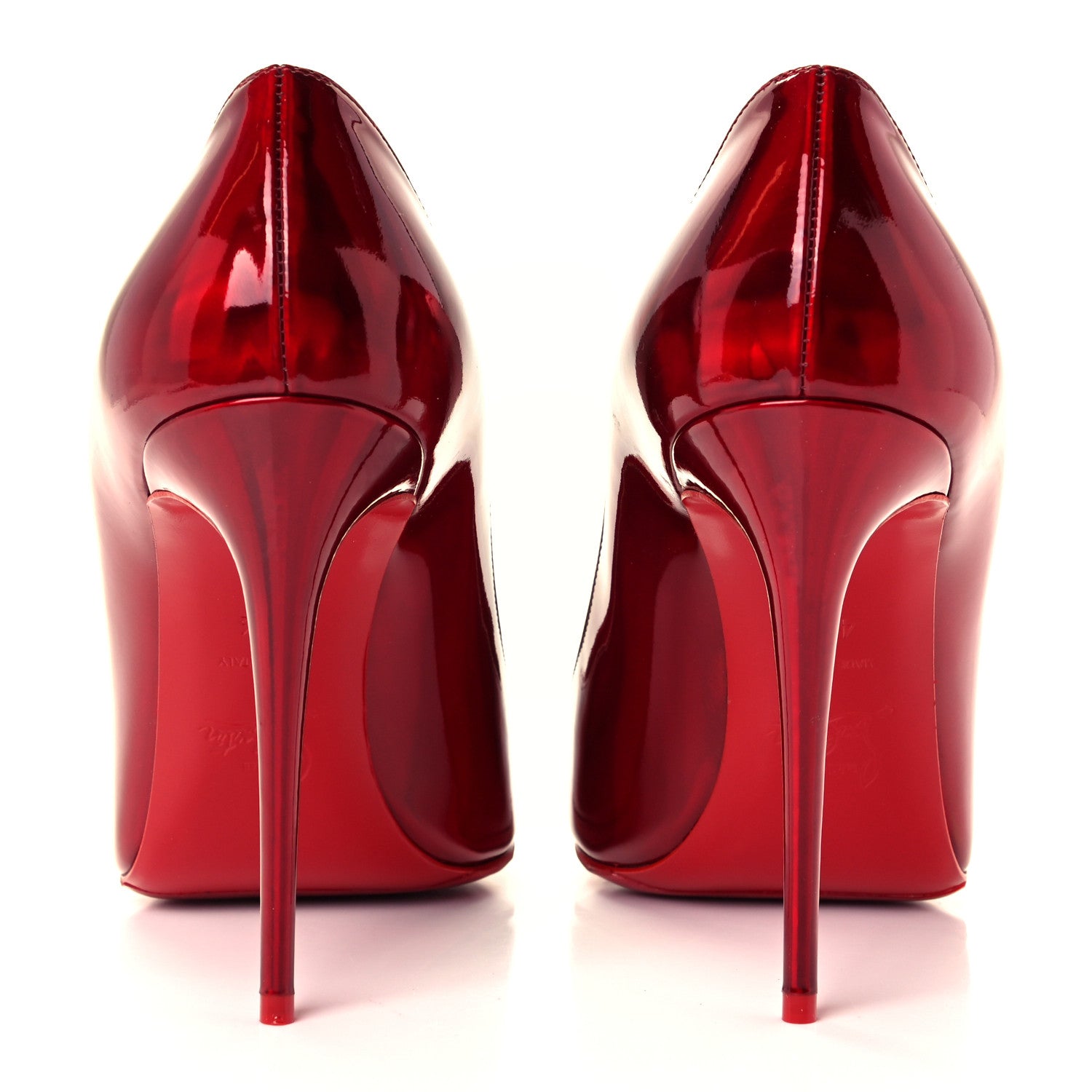 Christian Louboutin Metallic Patent Psychic So Kate 100 Pumps 40.5 Loubi 5 of 10