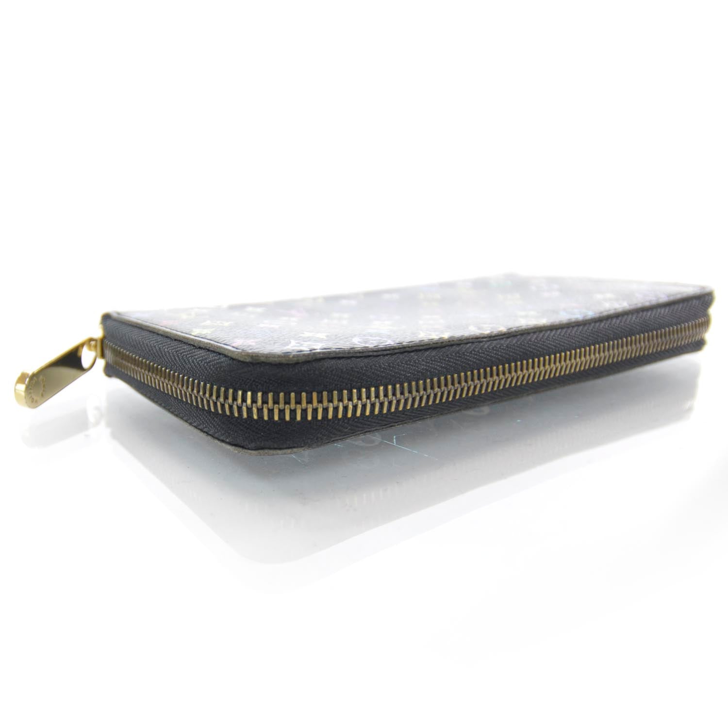 Louis Vuitton Monogram Multicolor Zippy Wallet Black 4 of 7