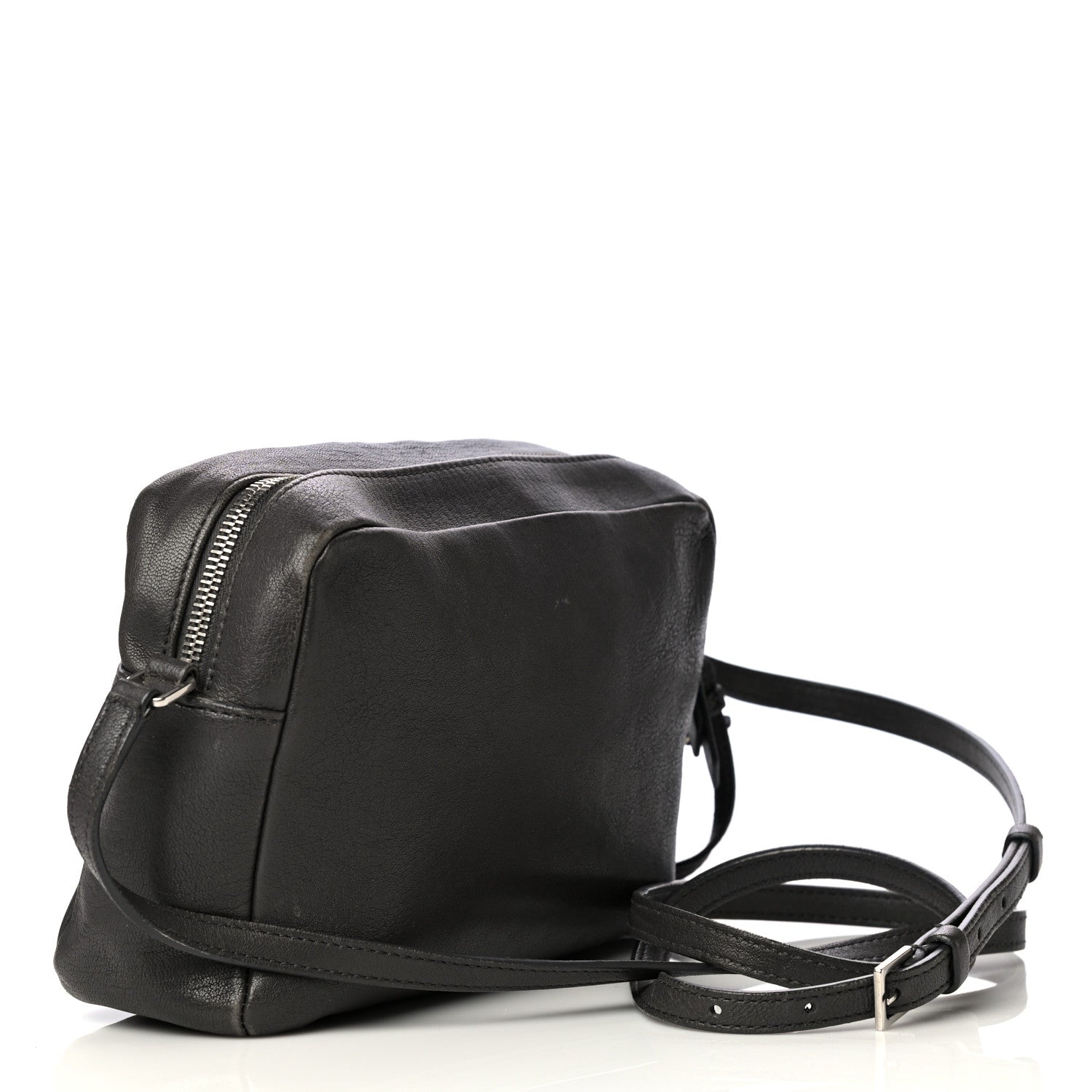 Saint Laurent Lambskin Monogram Small Lou Camera Bag Asphalt 2 of 8