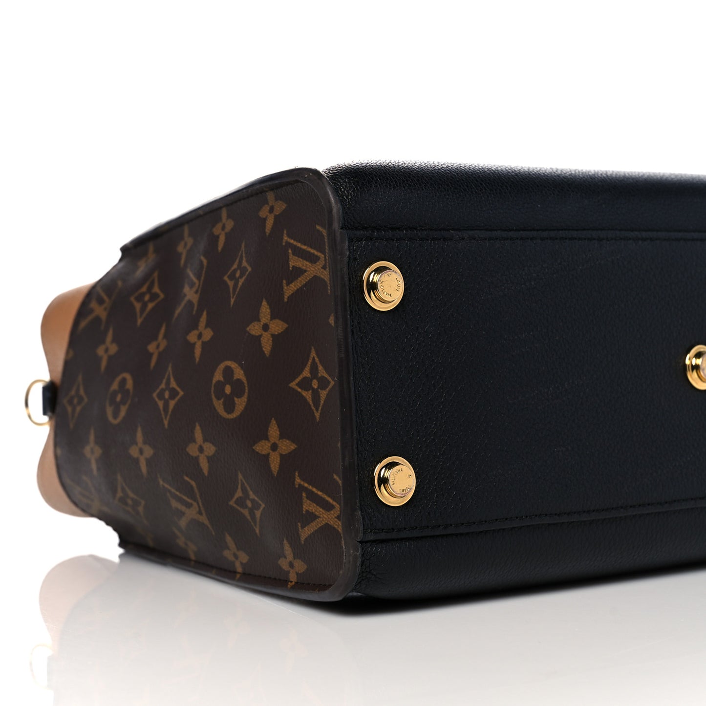 Calfskin Monogram On My Side Black