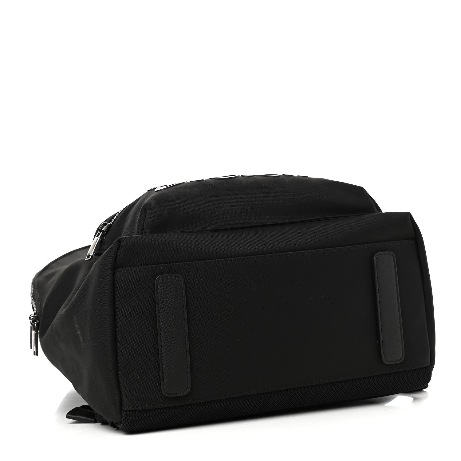 Christian Dior X KAWS Nylon Calfskin Logo Backpack Black 3 of 8