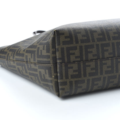 Fendi Zucca Spalmati Medium Roll Tote Tobacco Moro 7 of 10