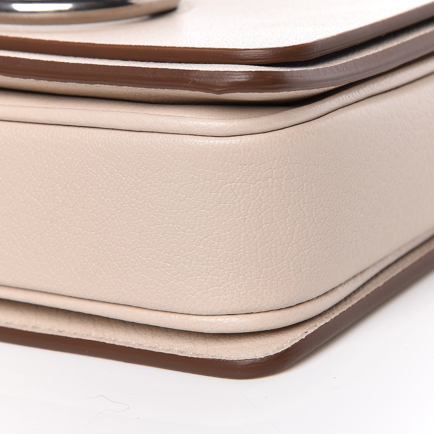 Burberry Goatskin Small D-Ring Bag Stone 9 of 9