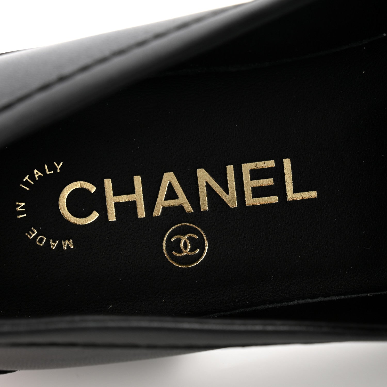 Chanel Lambskin Quilted CC Turnlock Loafers 38 Black 7 of 11