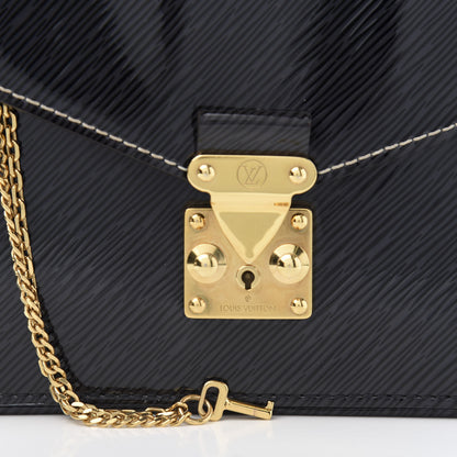 Louis Vuitton Shiny Epi Reverse Monogram Pochette Metis Mini Marine 12 of 14