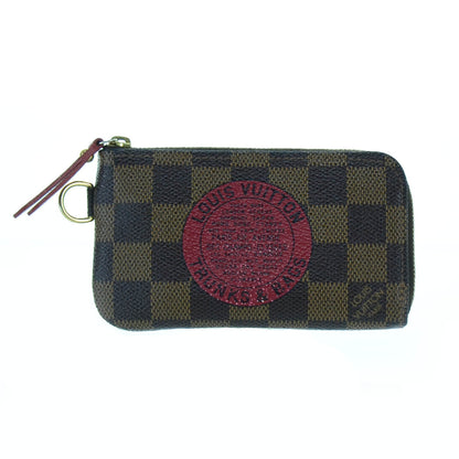Louis Vuitton Damier Ebene Complice Trunks and Bags Key Pouch Red 1 of 6