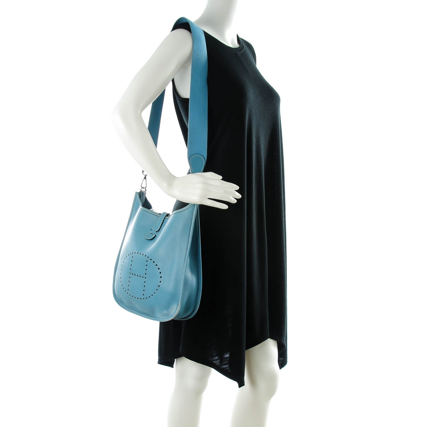 Hermes Epsom Evelyne PM Blue Jean 8 of 15