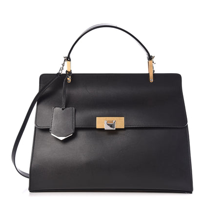 Balenciaga Calfskin Le Dix M Cartable Shoulder Bag Black 1 of 17