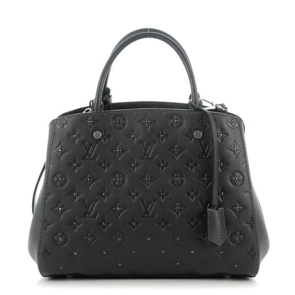 Louis Vuitton Empreinte Studded Montaigne MM Platine 1 of 7