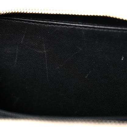 Chanel Caviar Quilted Medium CC Filigree Vanity Case White Black 13 of 19