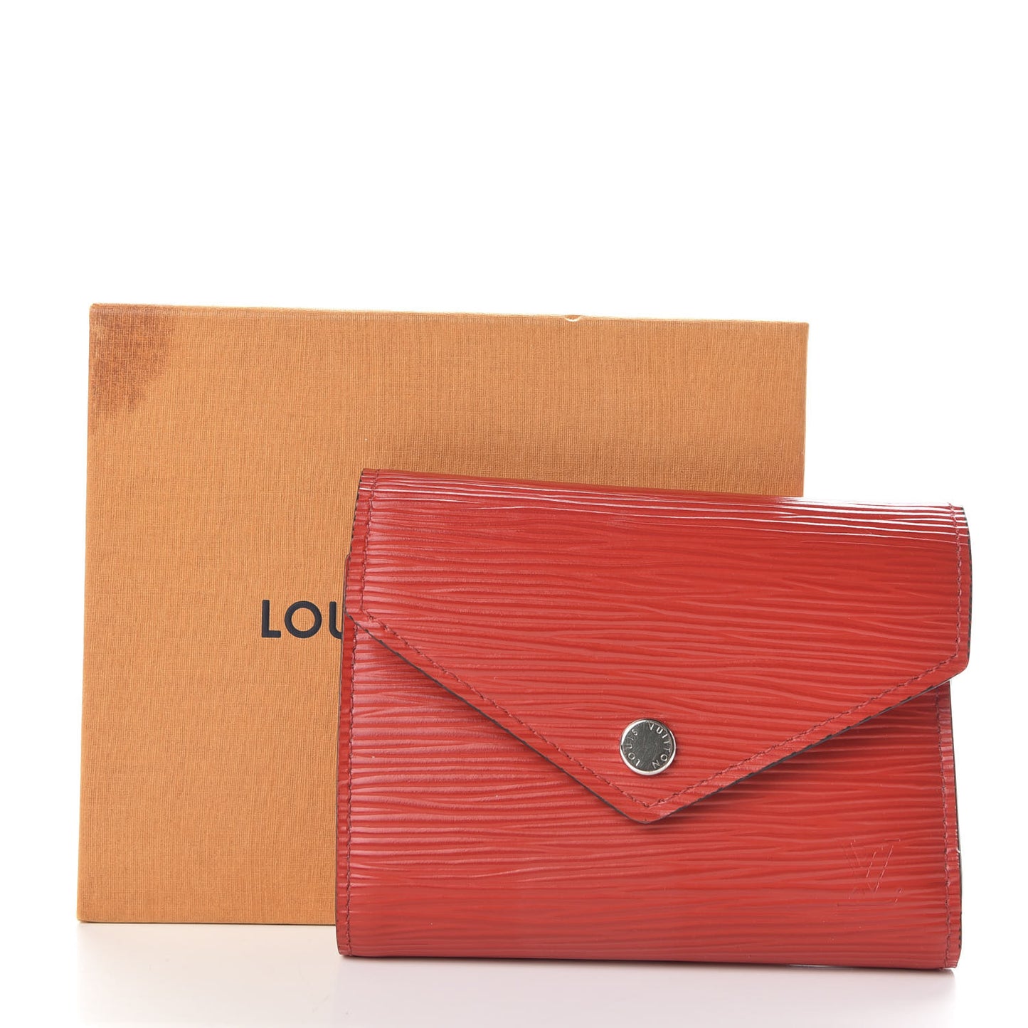 Epi Victorine Wallet Coquelicot