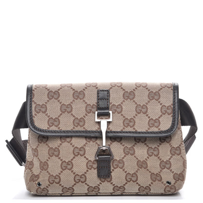 Gucci GG Monogram Flight Belt Bag Dark Brown 1 of 7