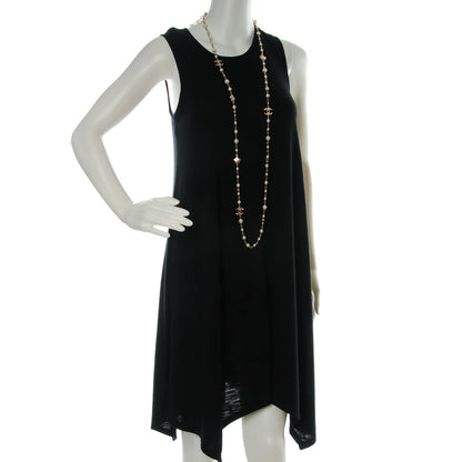 Chanel Pearl Camellia CC Long Necklace Gold 2 of 5