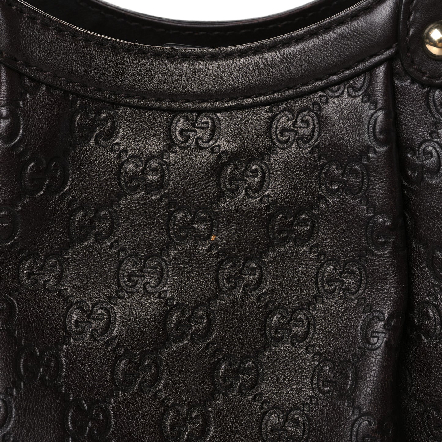 Guccissima Medium Sukey Tote Chocolate