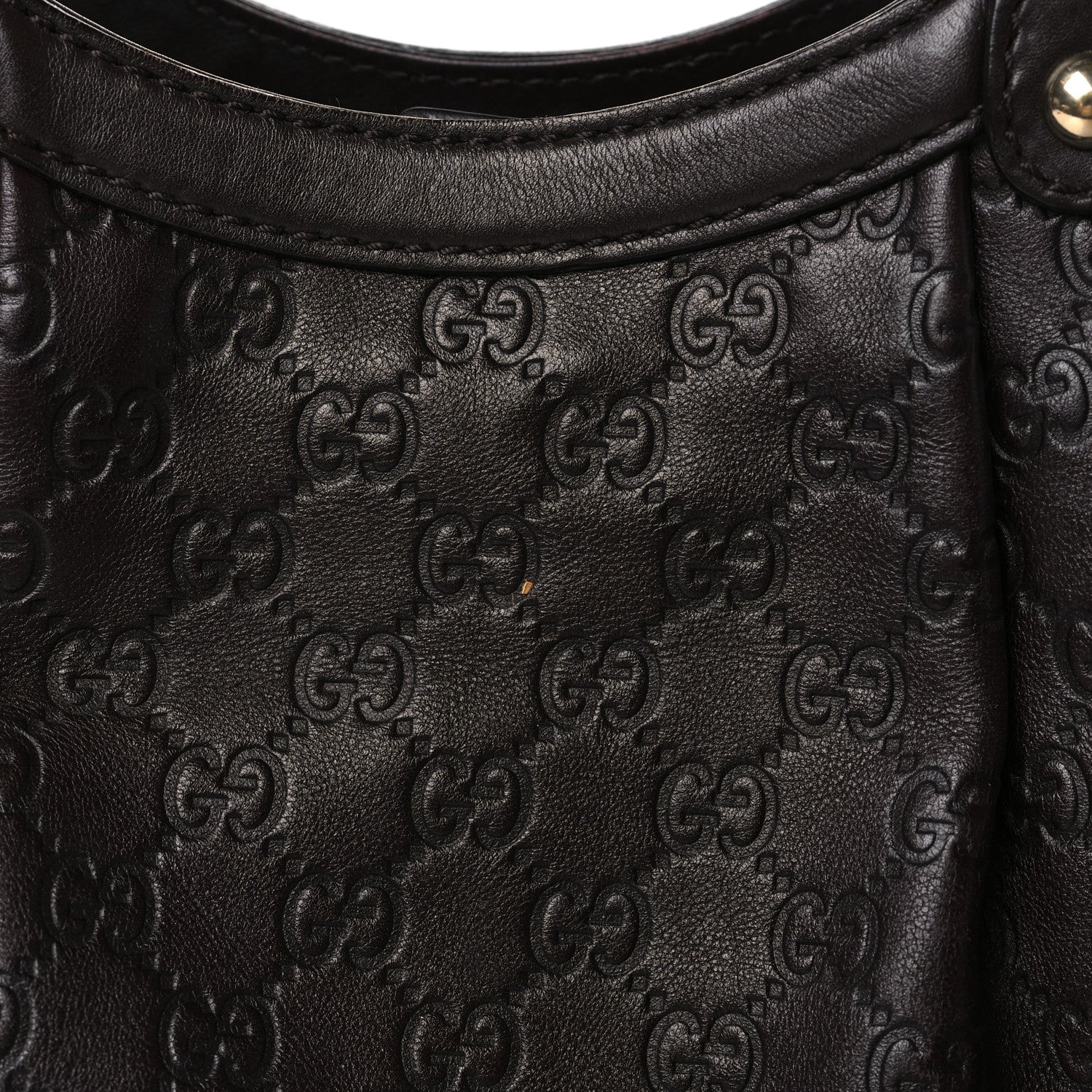Gucci Guccissima Medium Sukey Tote Chocolate 10 of 10
