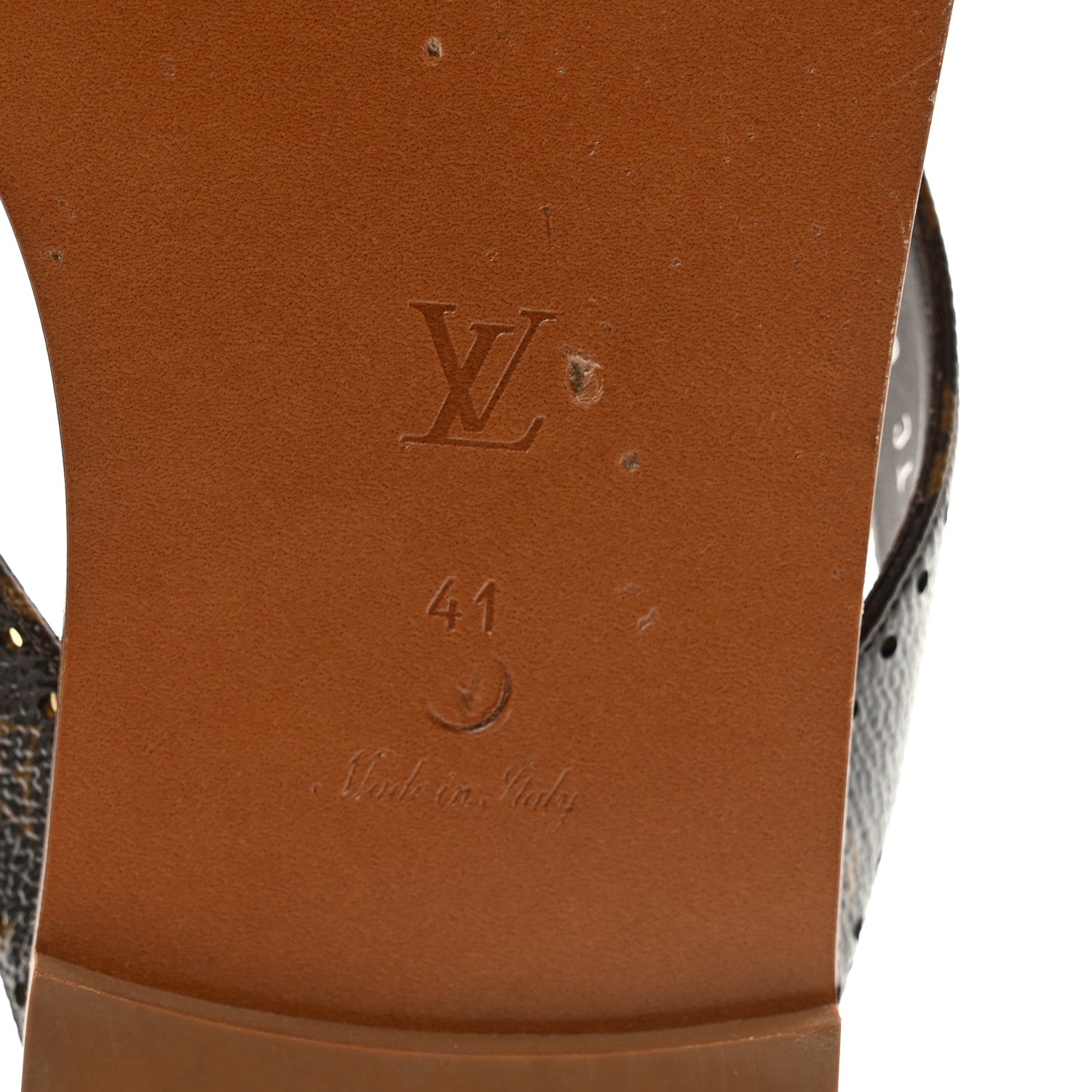 Louis Vuitton Monogram Sunny Flat Thong Sandals 41 Brown 7 of 10
