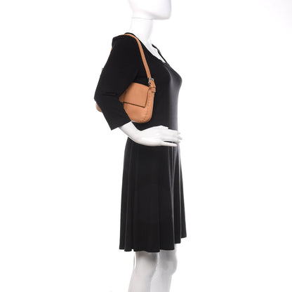 Fendi Calfskin Romano Selleria Baguette Beige 2 of 10