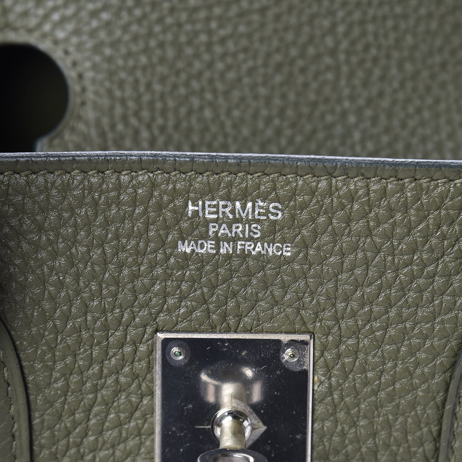 Hermes Togo Birkin 35 Vert Olive 6 of 14