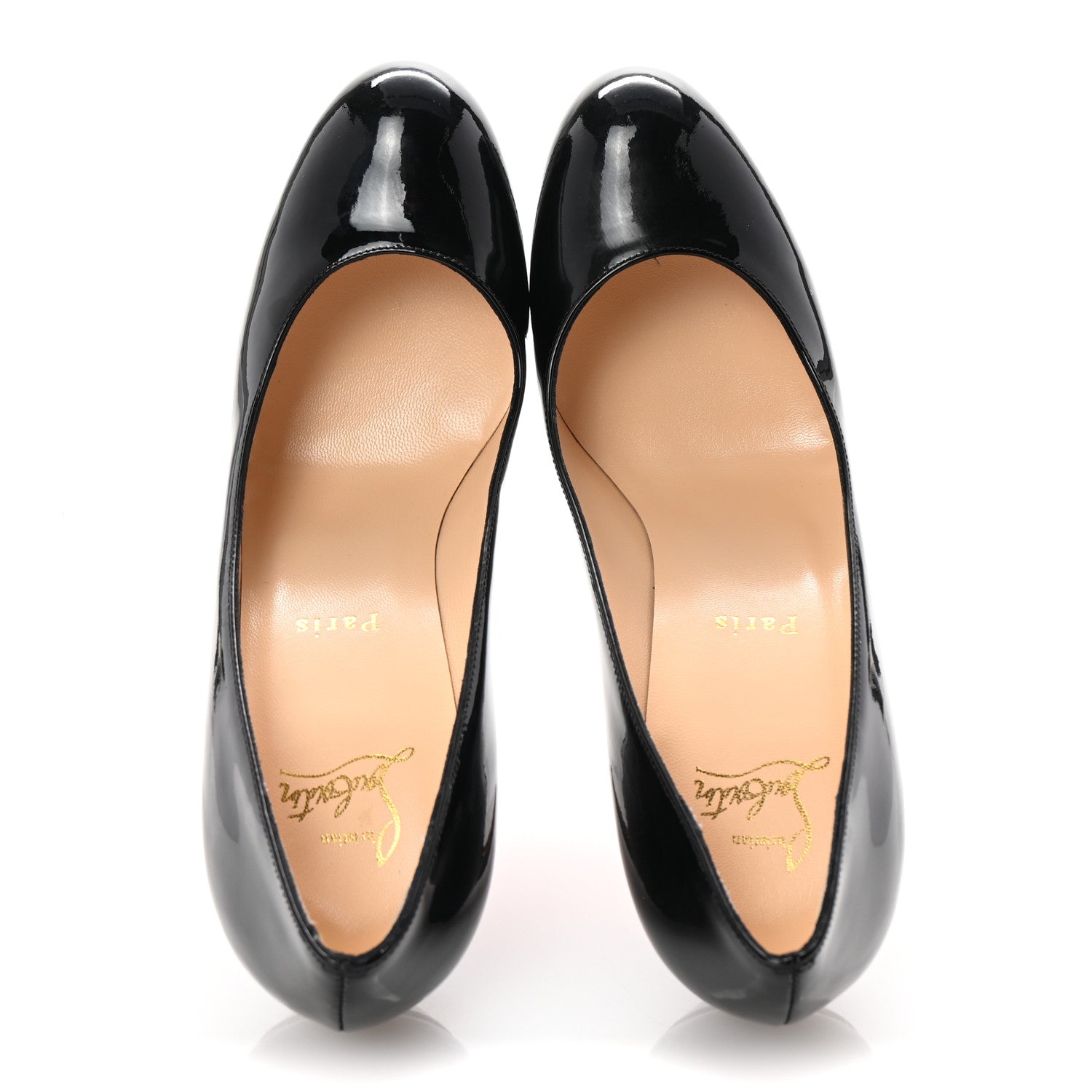 Christian Louboutin Patent New Simple 120 Pumps 38.5 Black 2 of 9
