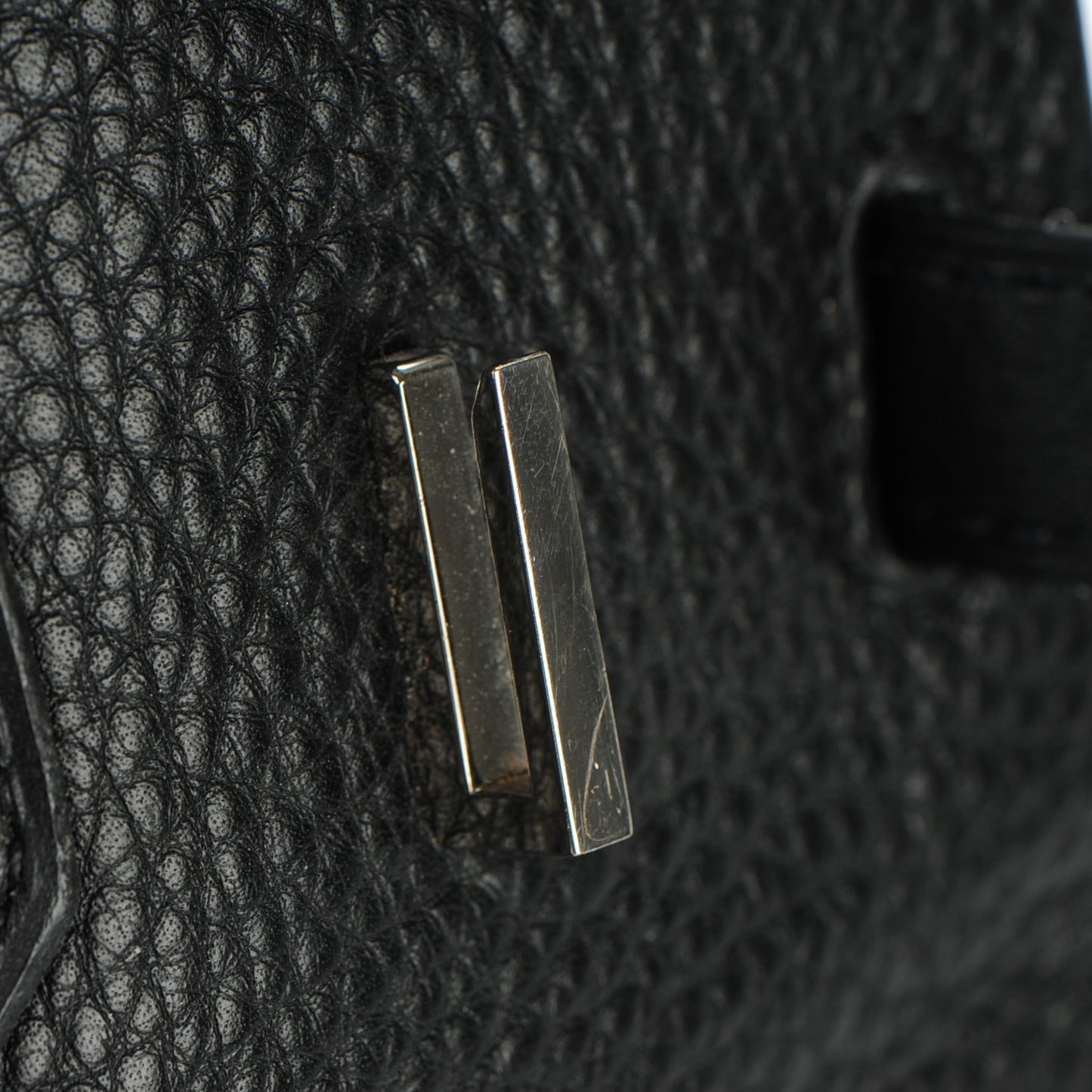 Taurillon Clemence Birkin 30 Black