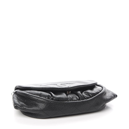 Chanel Caviar Half Moon Wallet On Chain WOC Black 3 of 10