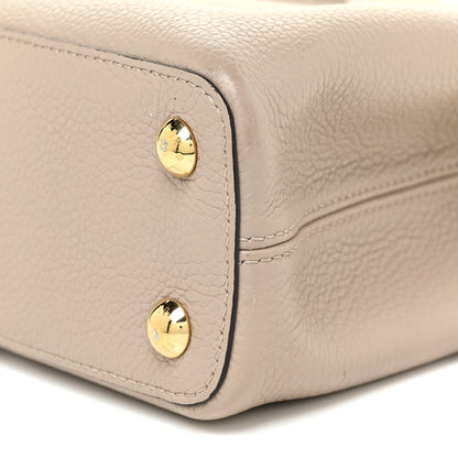 Louis Vuitton Taurillon Capucines BB Galet 10 of 13