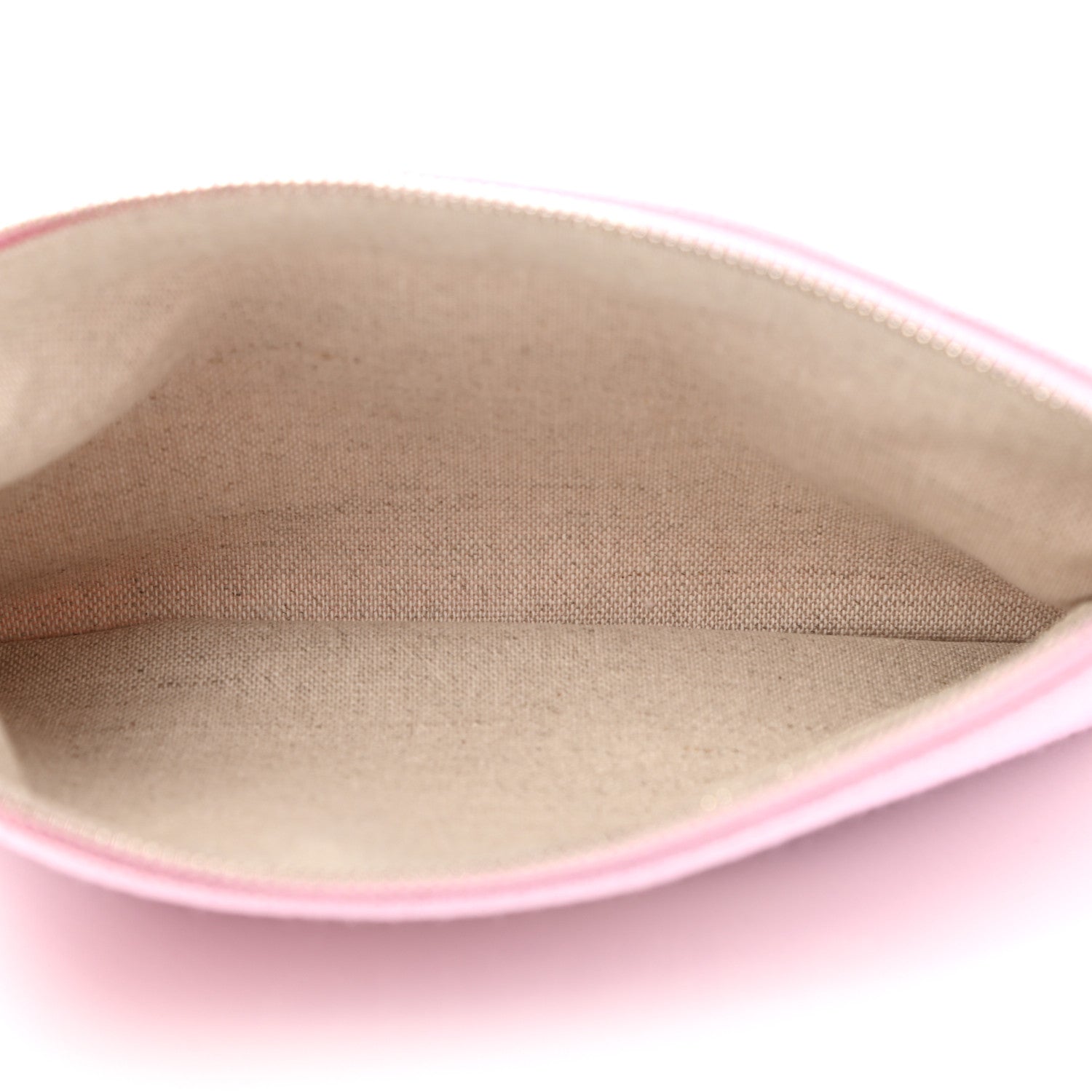 Chanel Mixed Fibers Small Deauville Pouch Pink 5 of 6