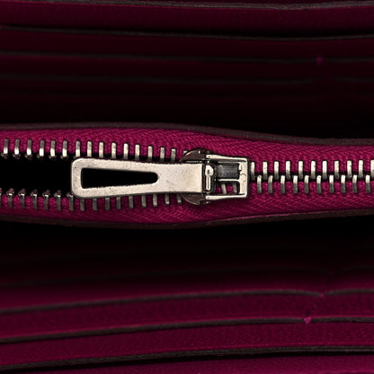 Hermes Shiny Alligator Constance Long Wallet Rose Scheherazade 18 of 24