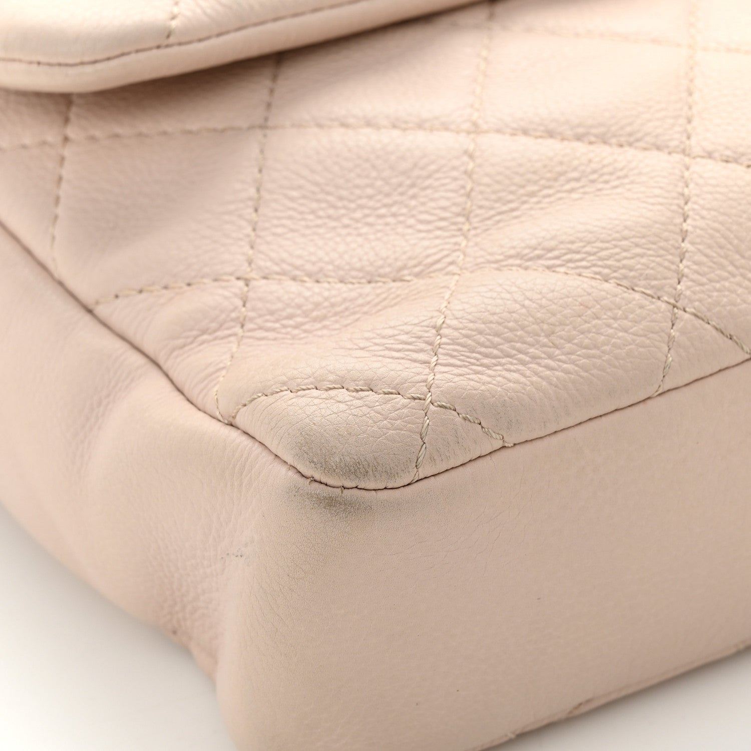 Chanel Calfskin Quilted Couture Messenger Light Pink 11 of 12