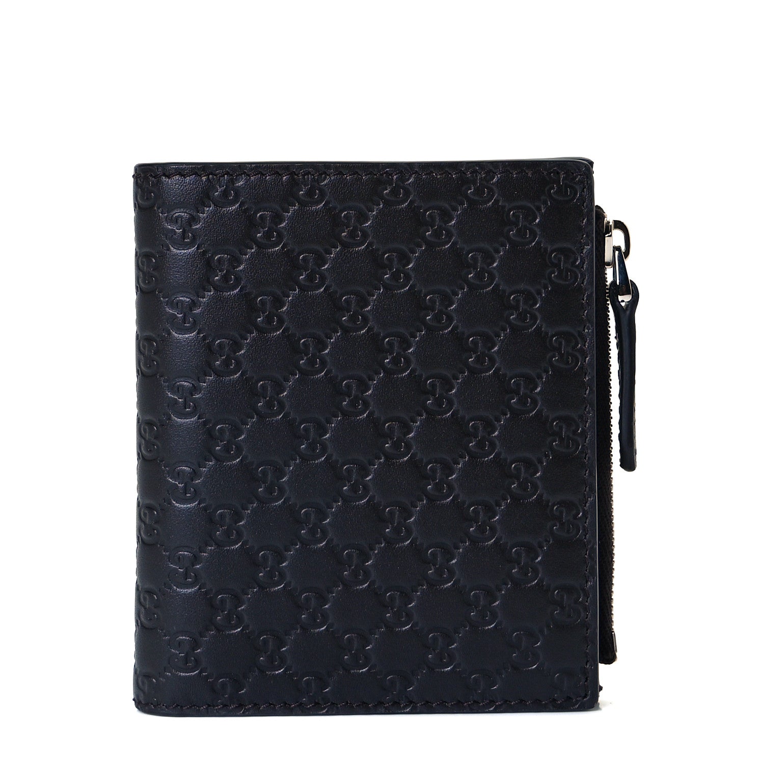 Gucci Microguccissima Snap Bi-Fold Wallet Black 1 of 7
