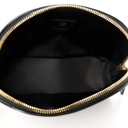 Givenchy Coated Canvas Logo 4G Embossed Cosmetic Pouch Black 5 of 10