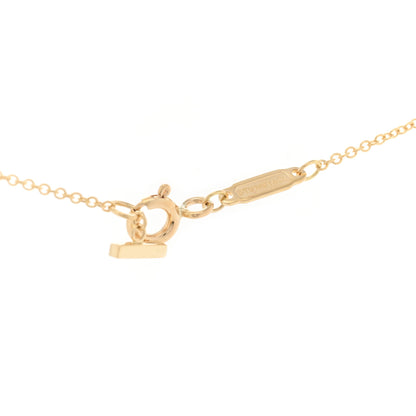 Tiffany 18K Yellow Gold Small T Smile Pendant Necklace 3 of 4