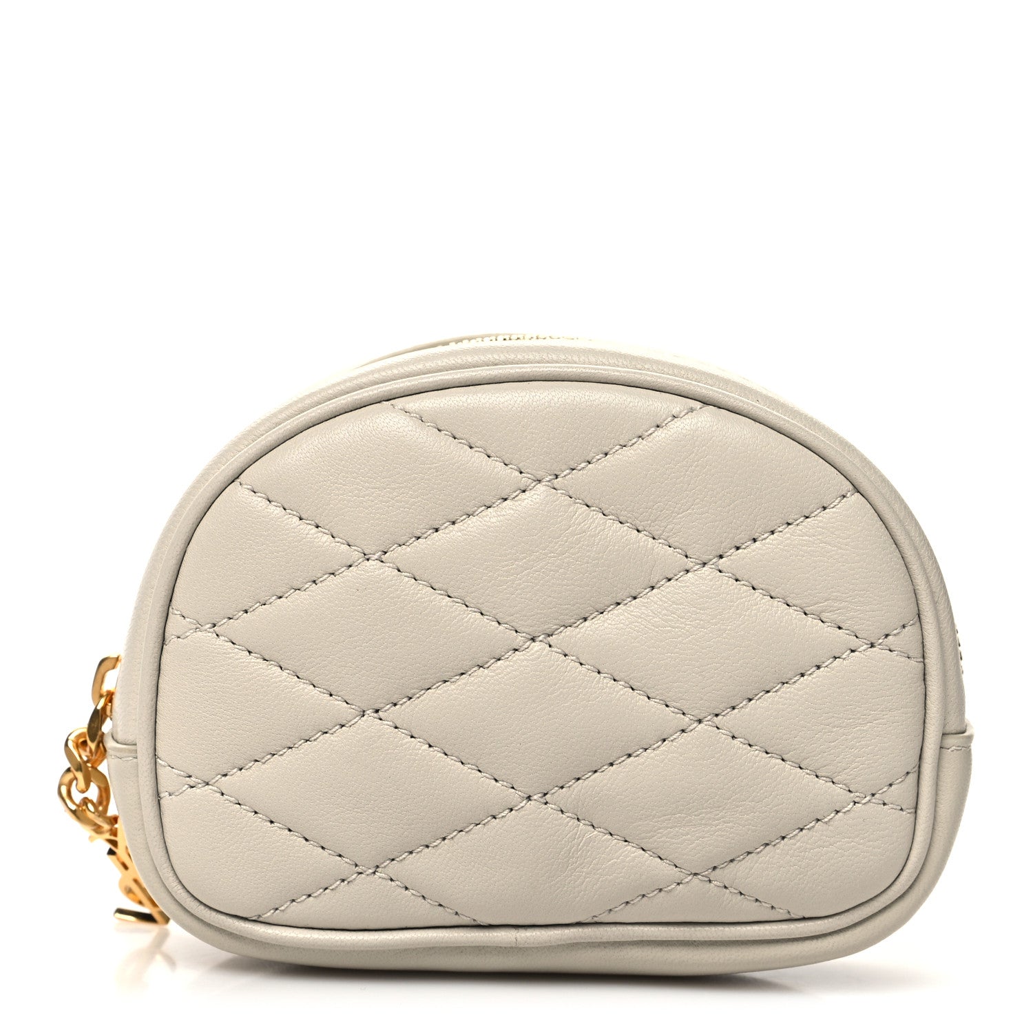 Saint Laurent Lambskin Quilted Lolita Cosmetic Pouch Crema Soft 1 of 9
