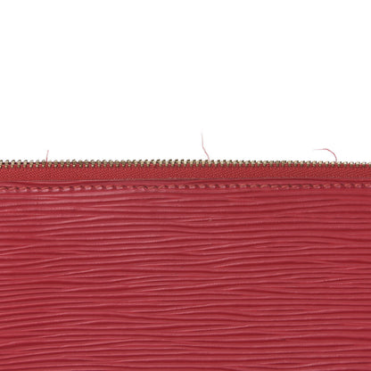 Louis Vuitton Epi Pochette Accessories 24 Castillan Red 9 of 13