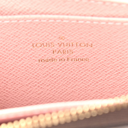 Louis Vuitton Damier Ebene Zippy Coin Purse Rose Ballerine 6 of 10