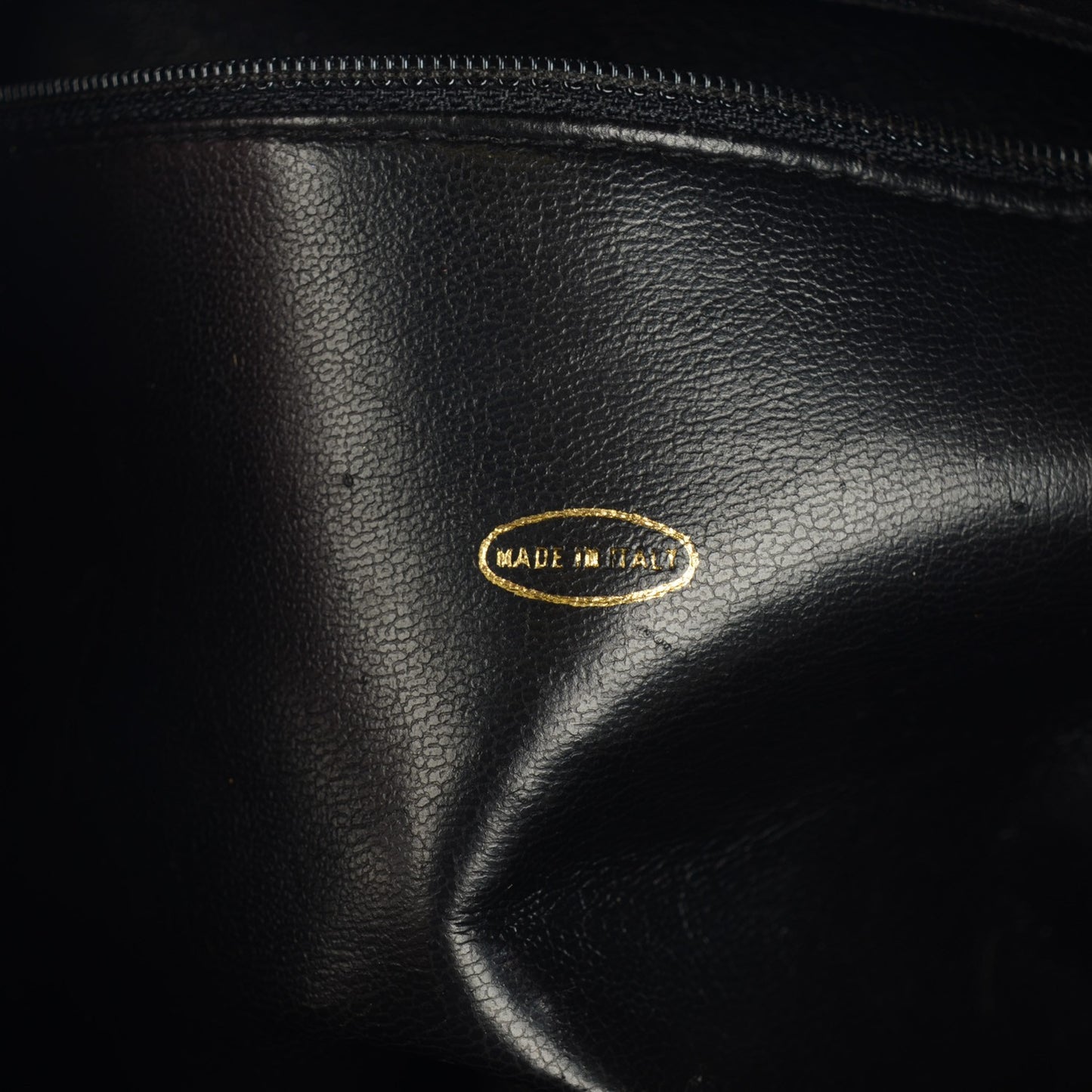 Lambskin Shopping Tote Black