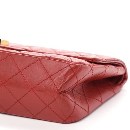 Chanel Aged Calfskin Quilted 2.55 Reissue 226 Flap Red 8 of 8
