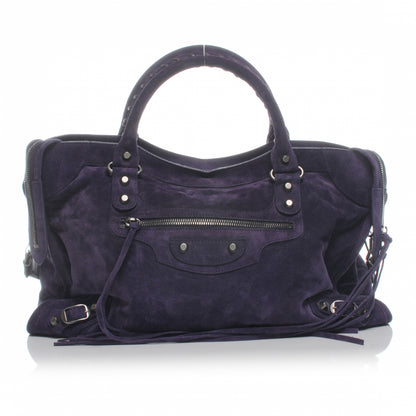 Balenciaga Baby Daim Suede City Purple 1 of 7