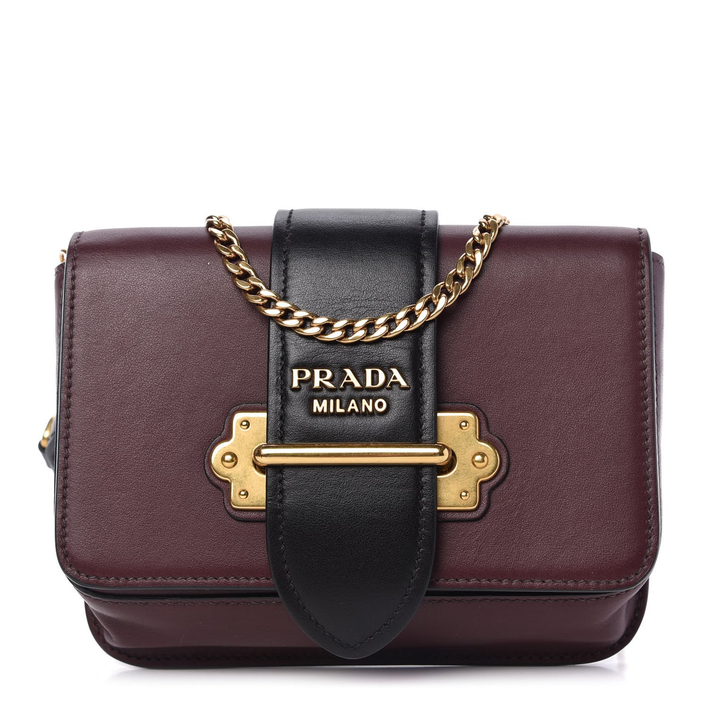 City Calf Cahier Belt Bag Granato Black