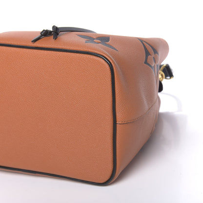 Louis Vuitton Empreinte Monogram Giant Crafty Neonoe MM Caramel Black 12 of 12
