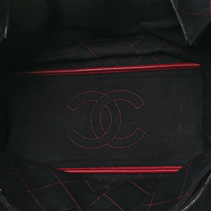 Chanel Grained Calfskin Shopping Fever Tote Red 6 of 14