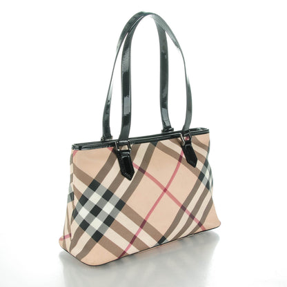 Burberry Supernova Check Regent Tote Black 3 of 7