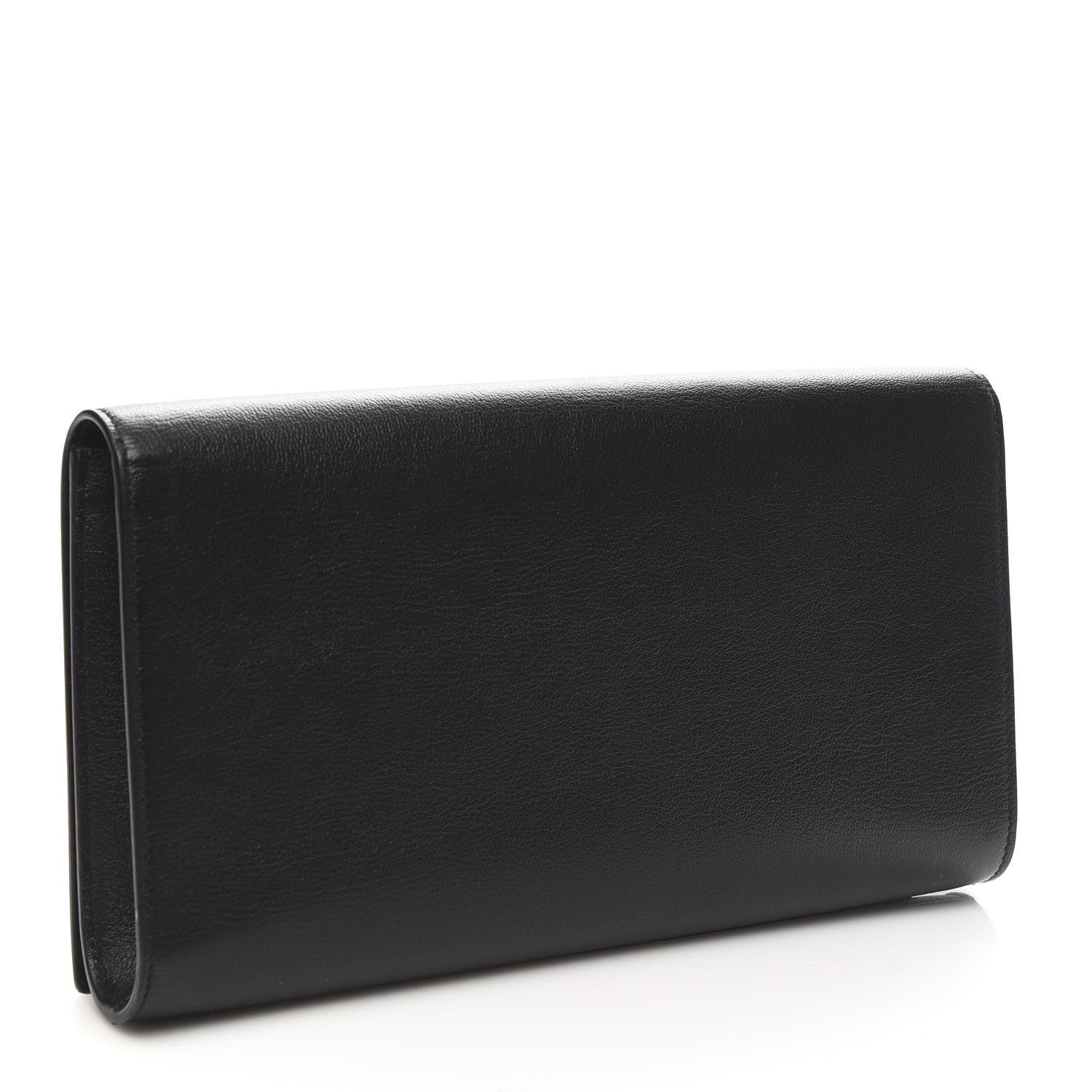 Saint Laurent Calfskin Monogram Large Belle De Jour Clutch Black 3 of 8