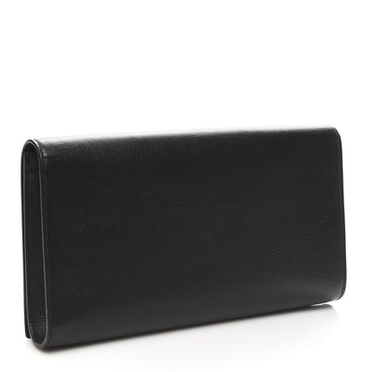 Saint Laurent Calfskin Monogram Large Belle De Jour Clutch Black 3 of 8