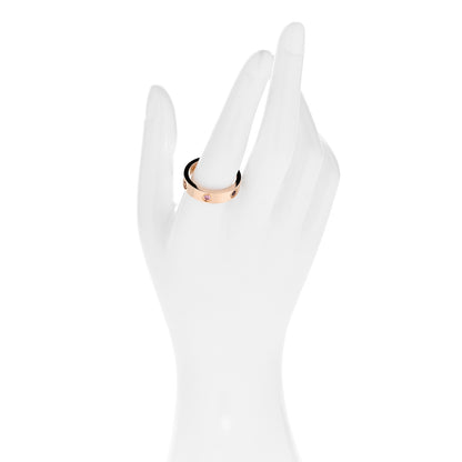 Cartier 18K Pink Gold Sapphire Garnet Amethyst 5.5mm LOVE Ring 60 9.25 2 of 4