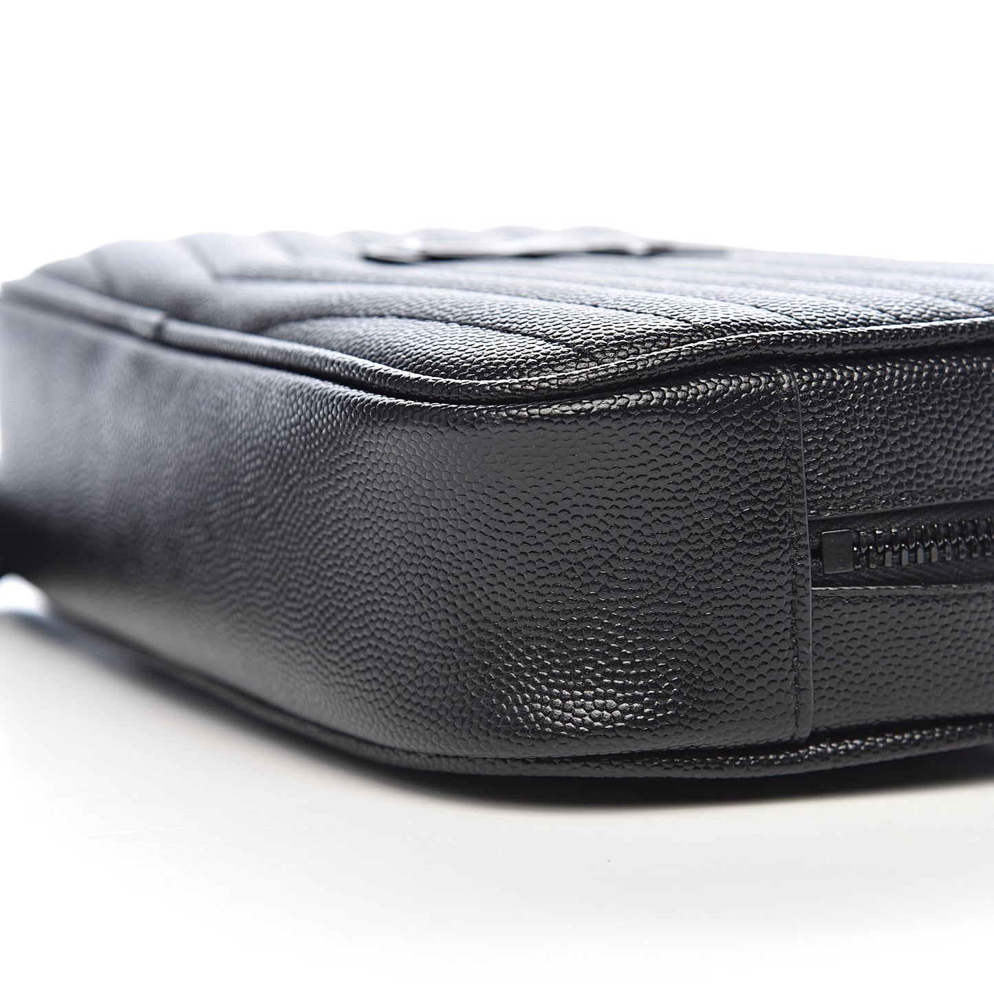 Grain De Poudre Matelasse Monogram Mini Lou Camera Bag Black