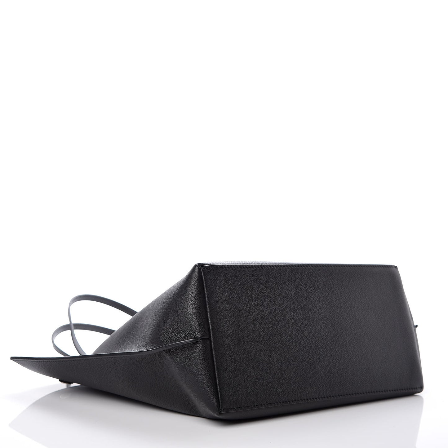 Calfskin Lockme Go Tote Black