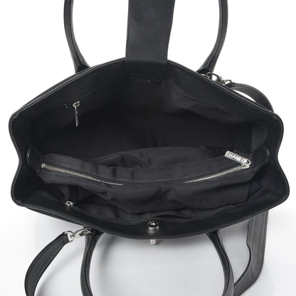 Chanel Calfskin Cerf Executive Shopper Tote Black 7 of 10
