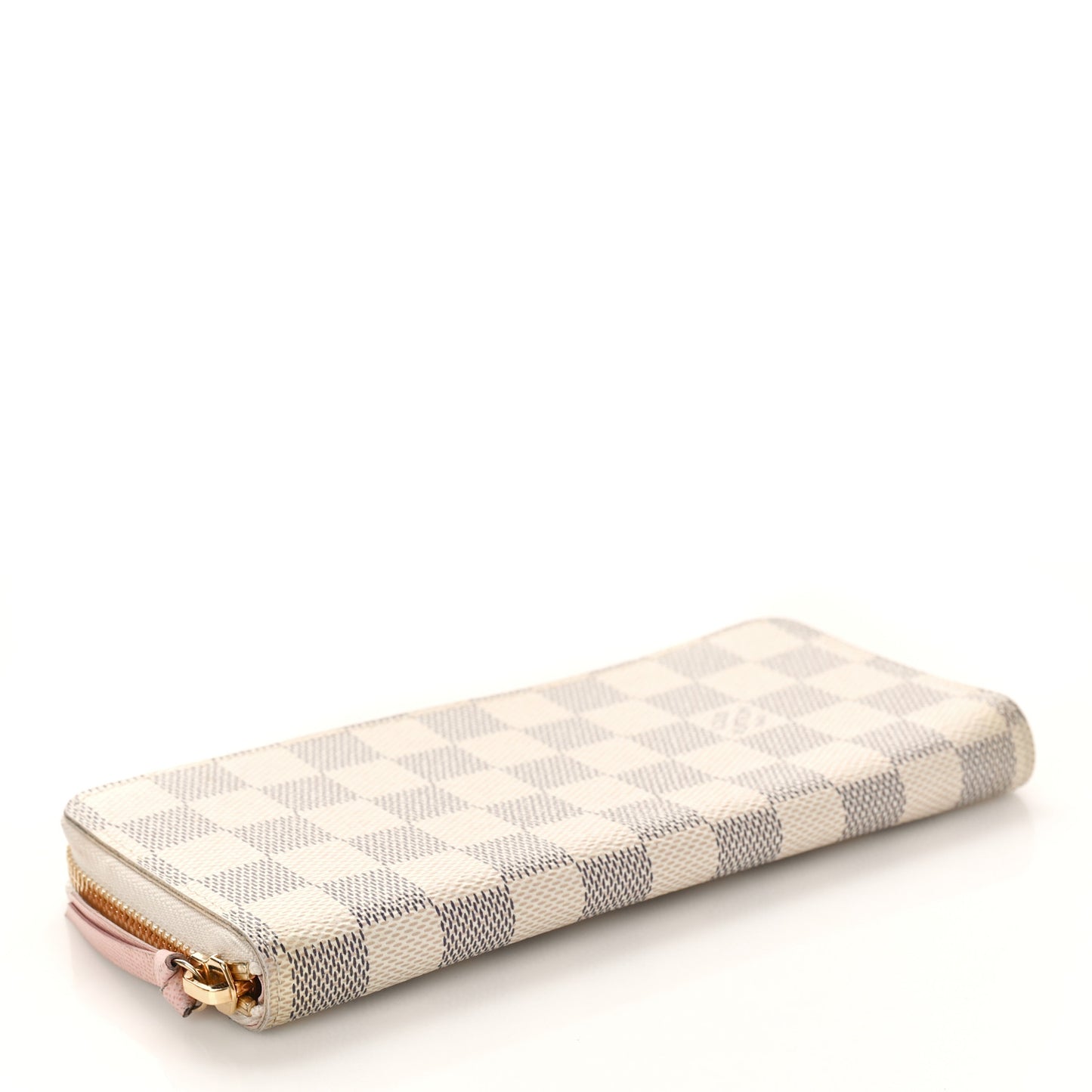 Damier Azur Clemence Wallet Rose Ballerine