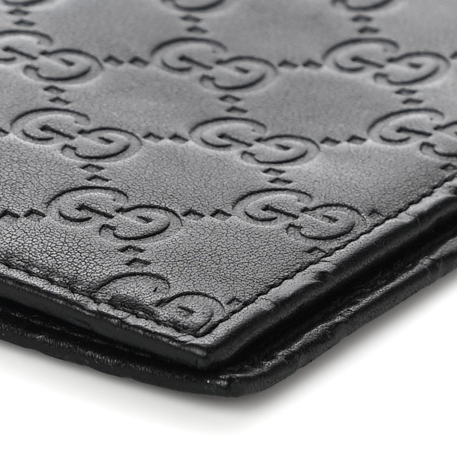 Gucci Guccissima Passport Case Black 10 of 10